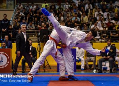 مدعیان تیم ملی کاراته روی تاتامی انتخابی